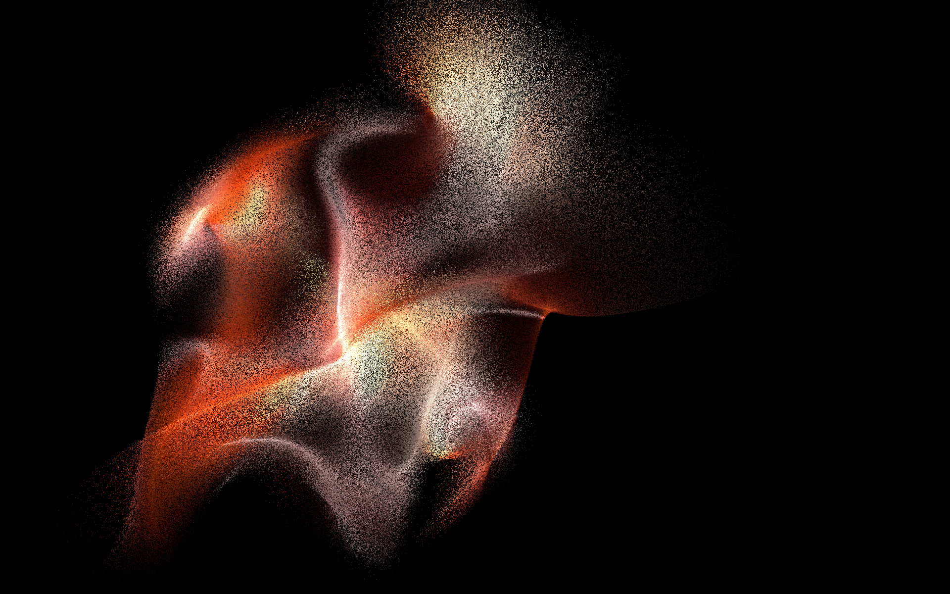 2024 - Genuary 01 - lots of particles - creative art